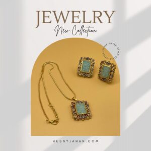 Crush Stone Pendant Set