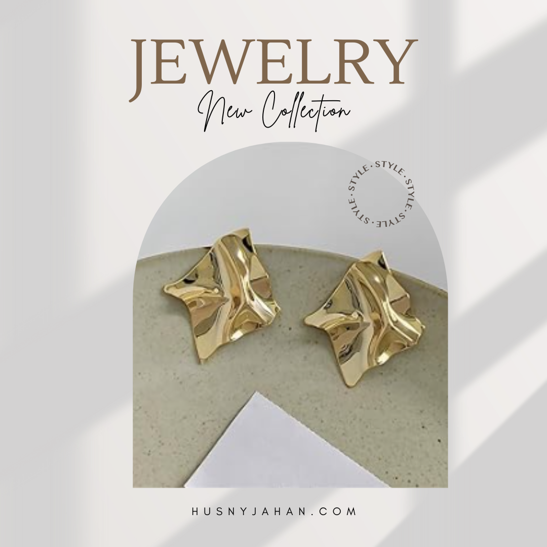 Trendy Geometric Earing - Image 2