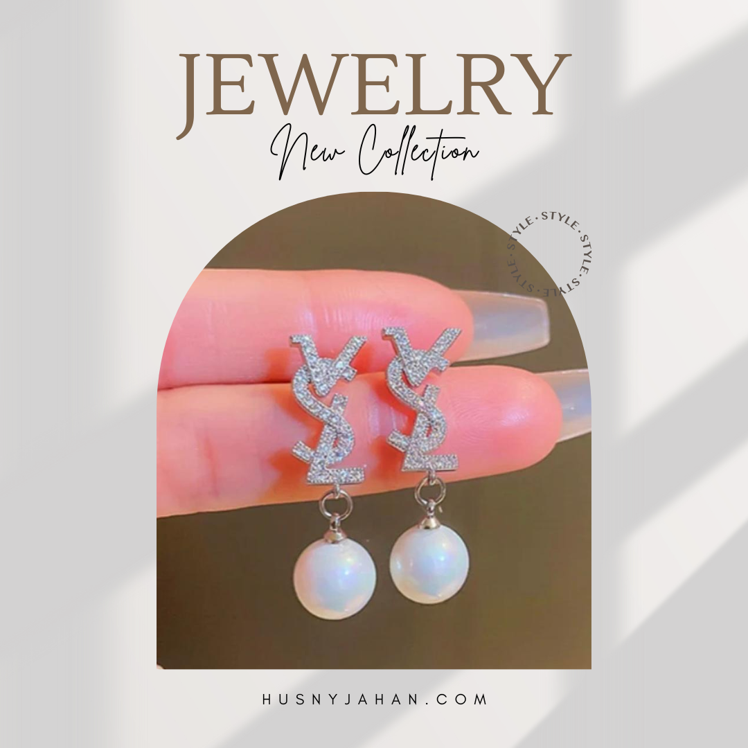 YSL Pearl Earings - Image 2