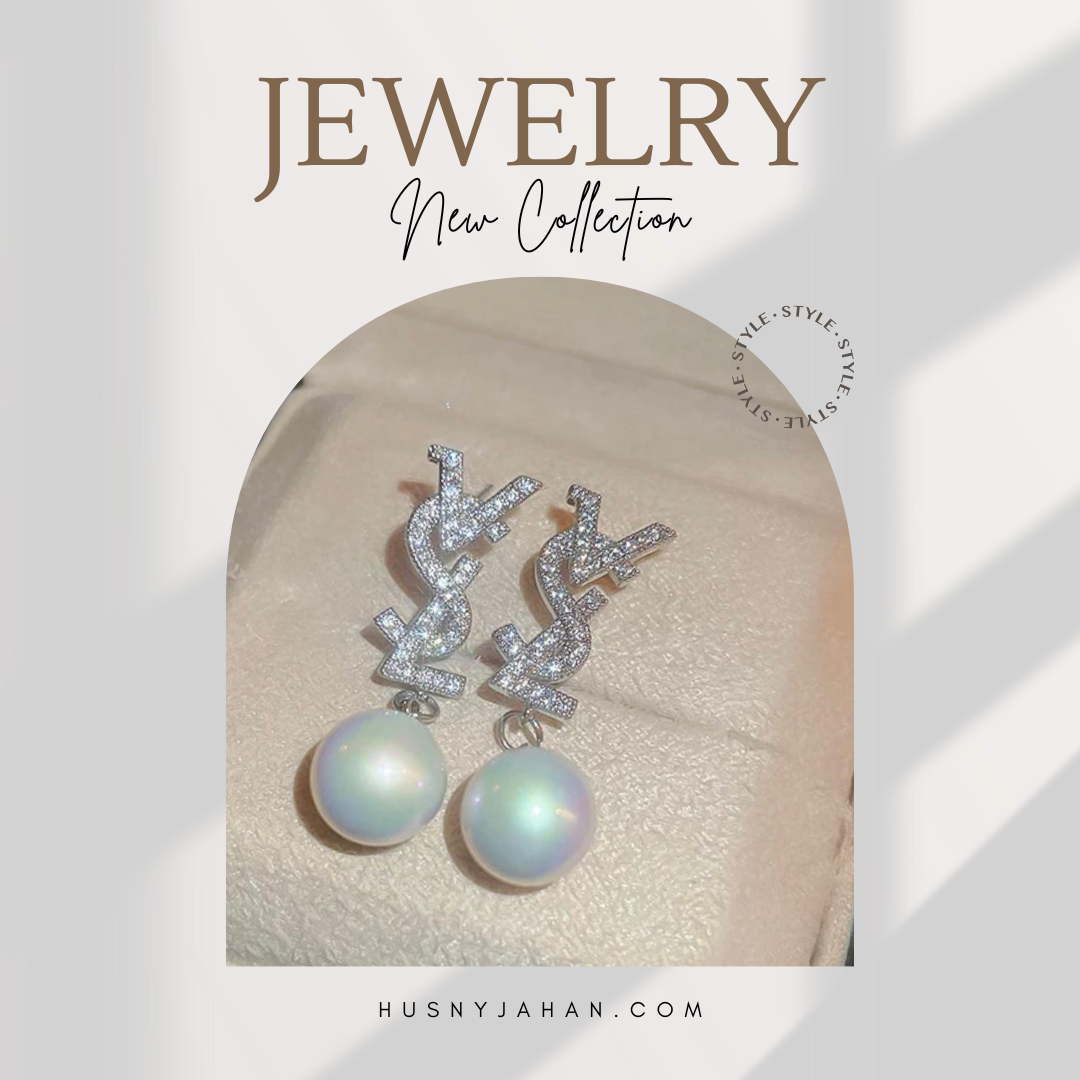 YSL Pearl Earings - Image 3