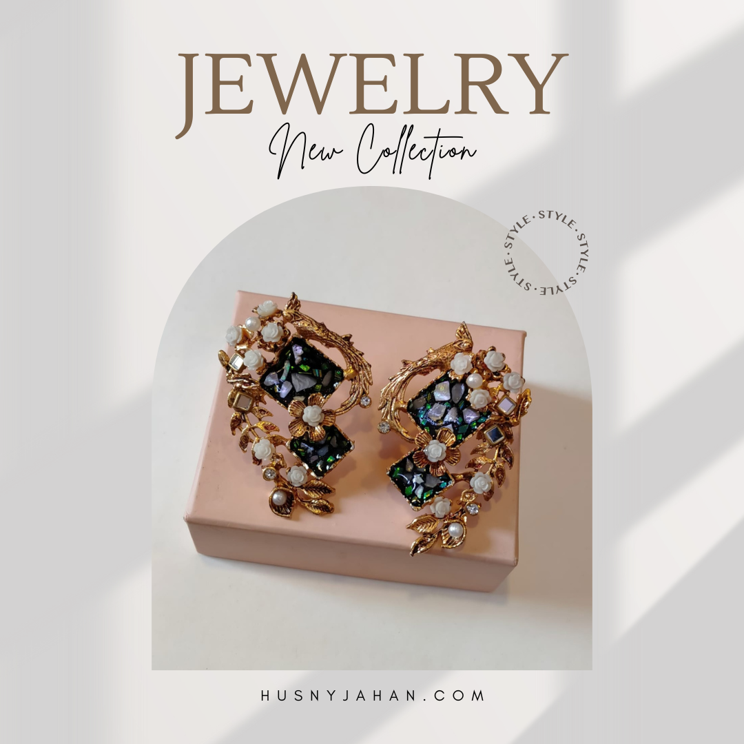 Hand-Made Charcoal Earings