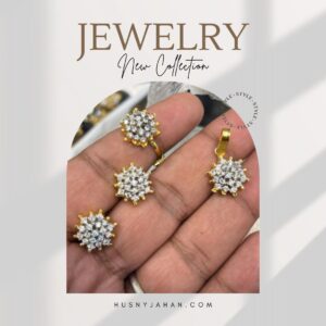Diamond Cut Pendant Set