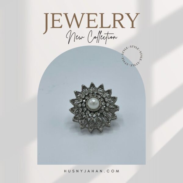Big Size Flower Ring - Image 3