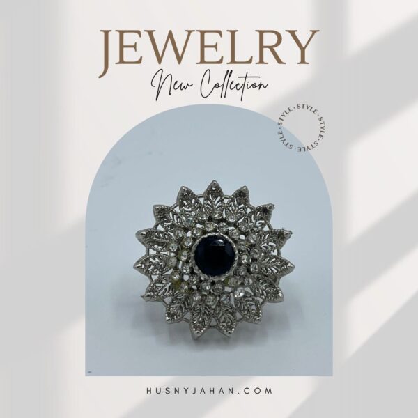 Big Size Flower Ring - Image 4